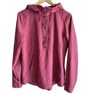 Marmot Lorey Long sleeve Hoody Top Red L 47440